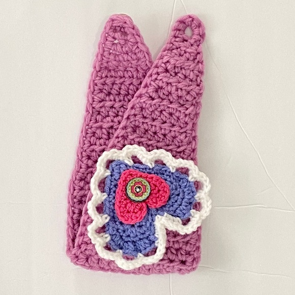Valentine's day headband / ear warmer - Picture 6 of 6